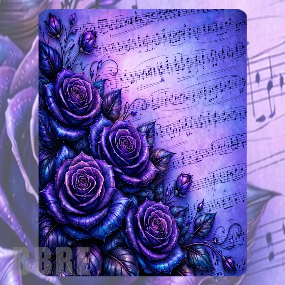 Purple Roses Mockup Image
