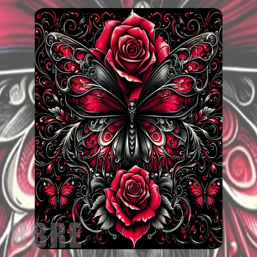 Red Butterfly Mockup Image