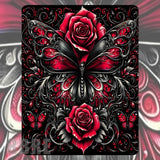 Red Butterfly Mockup Image