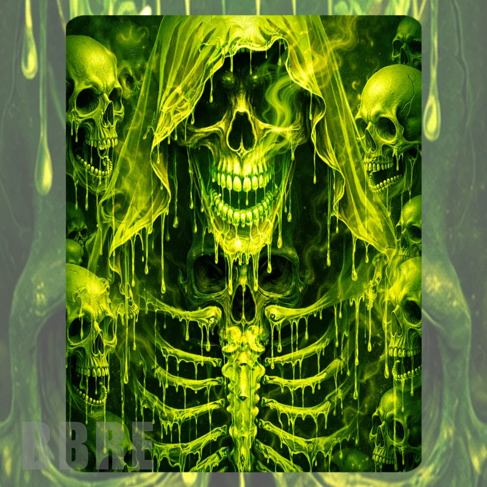 Neon Skull Mockup Image