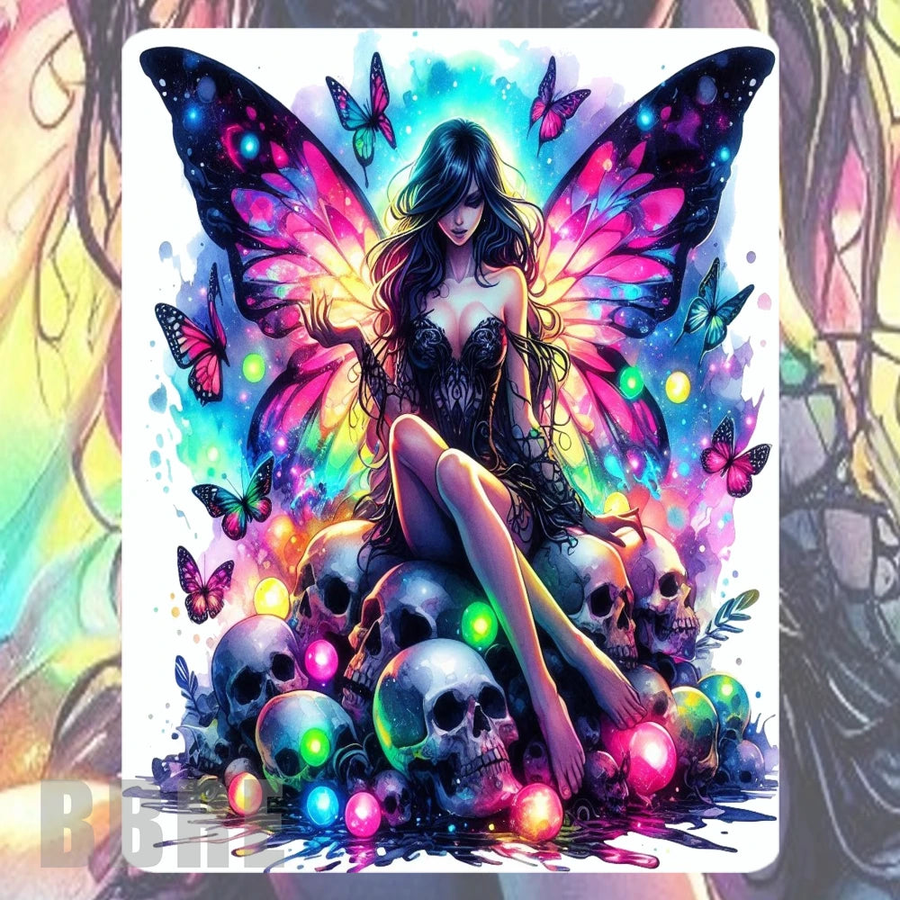Fairy Skull Mockup Image