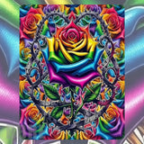 Colorful Rose Mockup Image