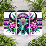 Colorful Bull Skull Product Image,