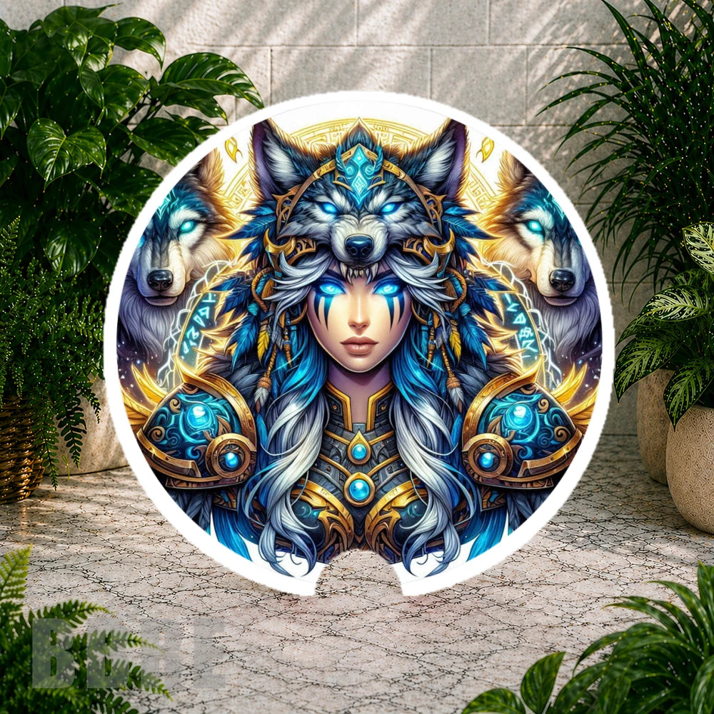 Wolf Spirit Coaster Sublimation Wrap
