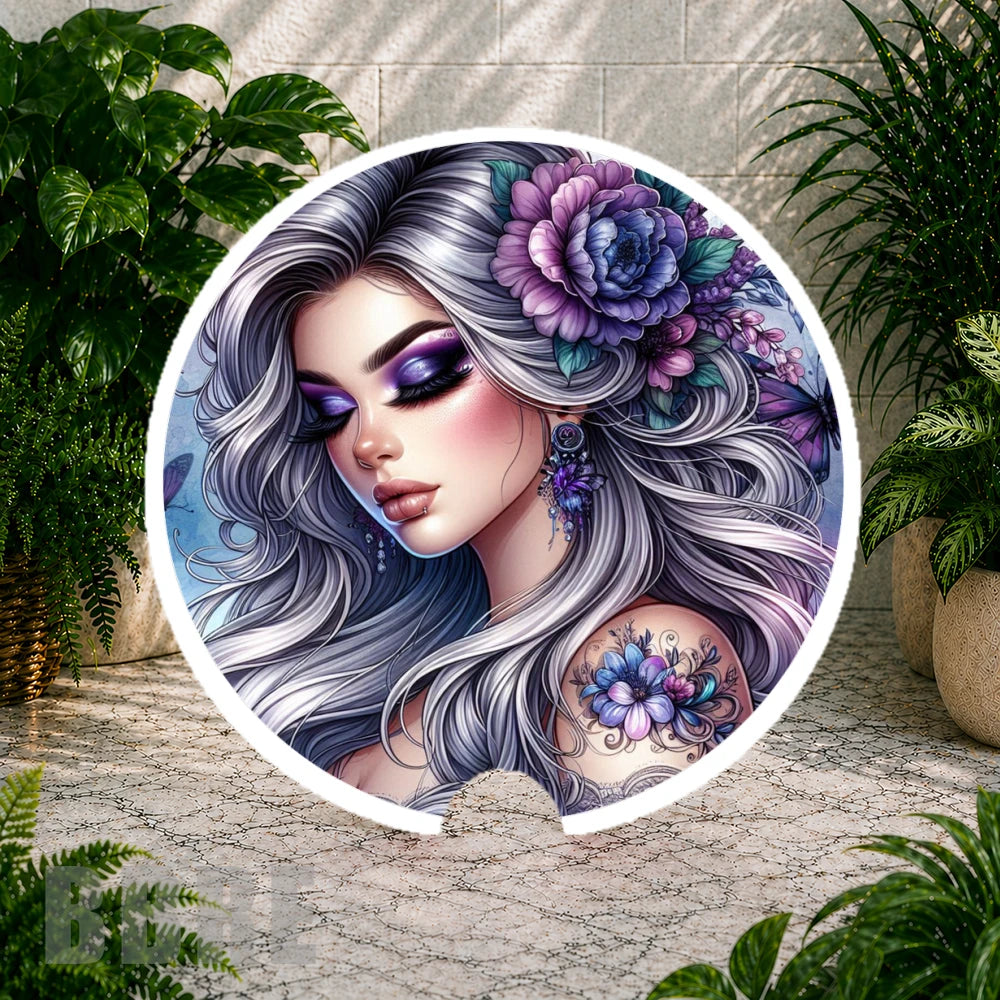 Floral Beauty 25 Coaster Sublimation Wrap
