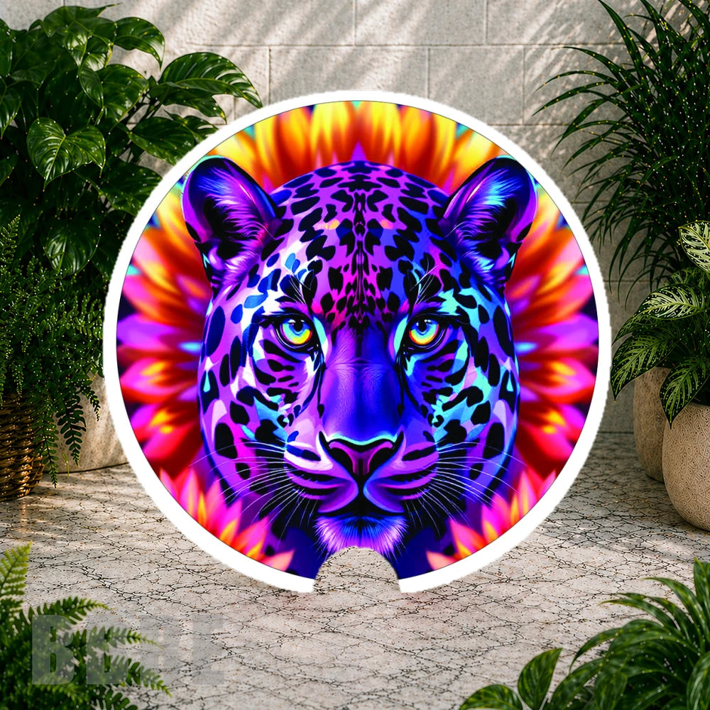 Vibrant Leopard Coaster Sublimation Wrap