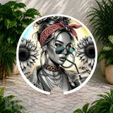 Sunflower Girl Coaster Sublimation Wrap