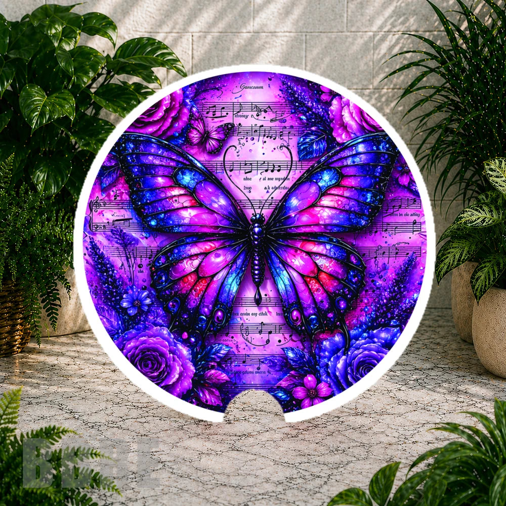 Butterfly Melody Coaster Sublimation Wrap