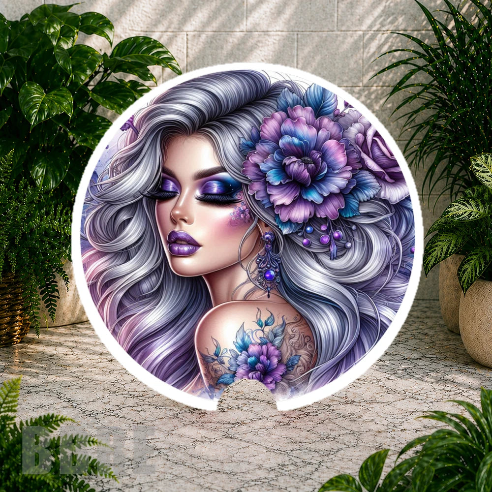 Floral Goddess 7 Coaster Sublimation Wrap