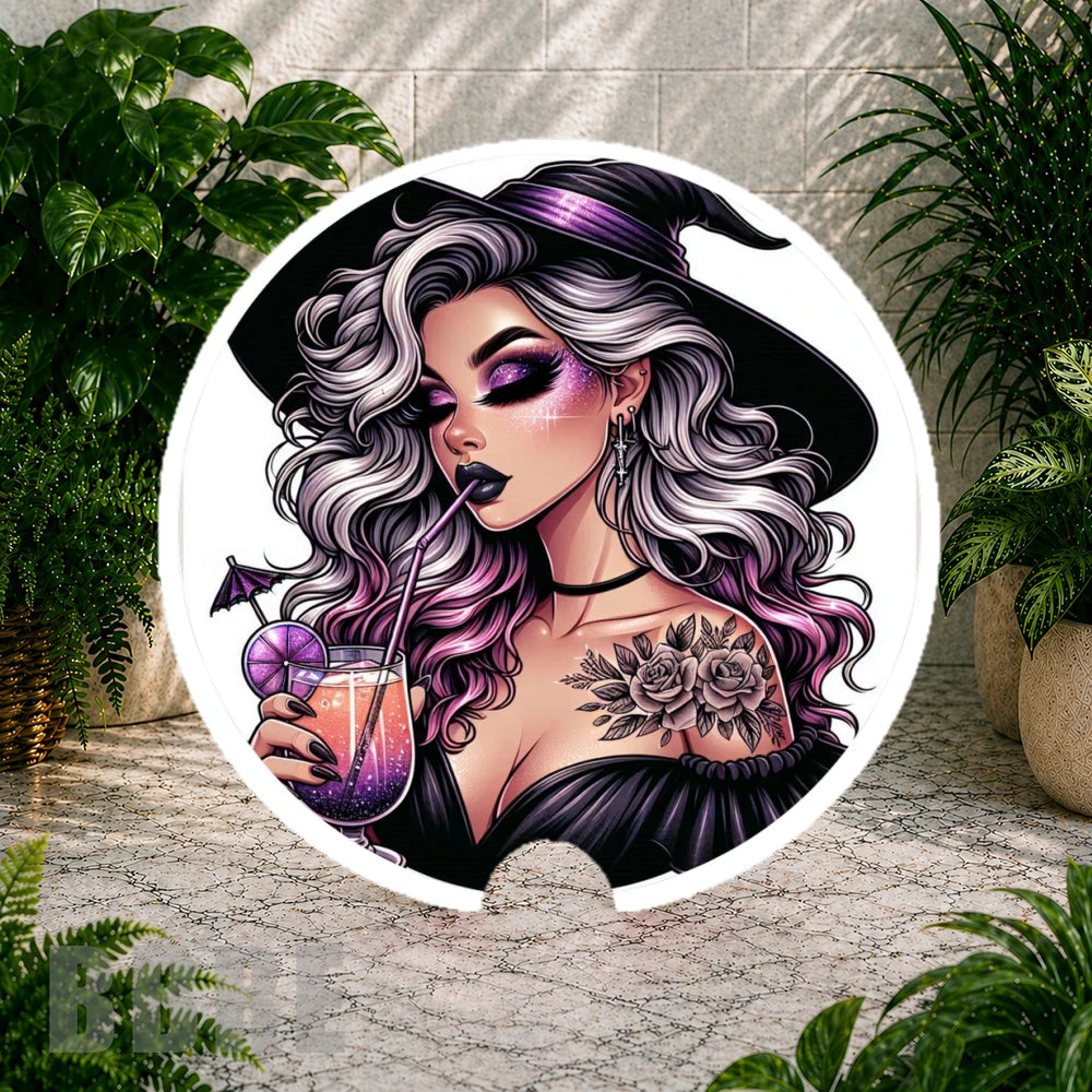 Gothic Witch 2 Coaster Sublimation Wrap