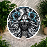 Skull Beauty Coaster Sublimation Wrap