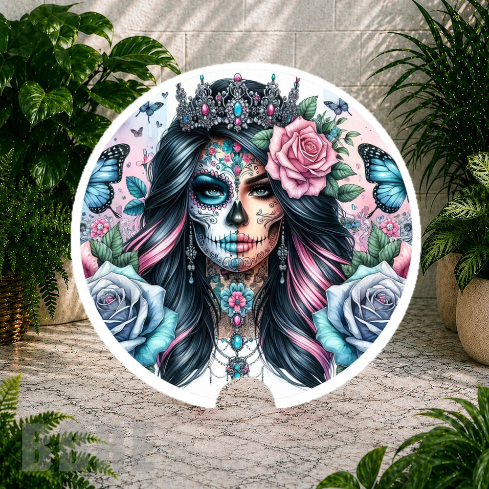 Sugar Skull 10 Coaster Sublimation Wrap