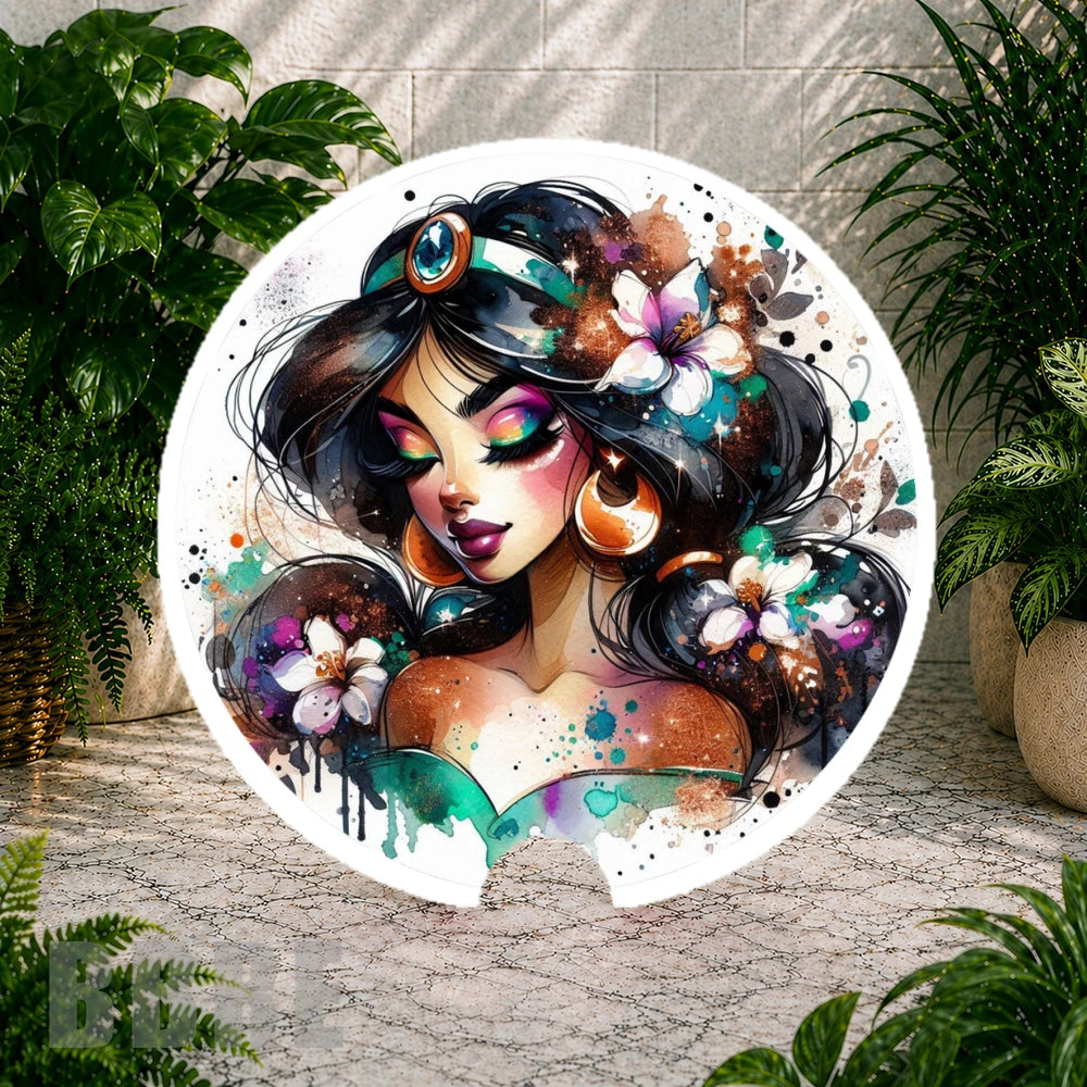 Floral Princess Coaster Sublimation Wrap