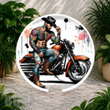 Biker Art Coaster Sublimation Wrap