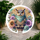 Owl Floral 2 Coaster Sublimation Wrap