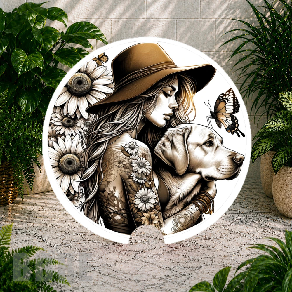 Floral Companion Coaster Sublimation Wrap