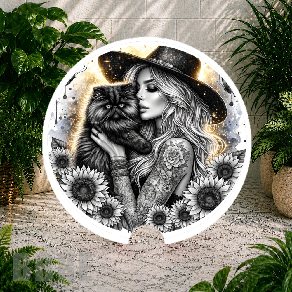 Sunflower Lady Coaster Sublimation Wrap