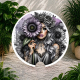 Floral Goddess 8 Coaster Sublimation Wrap