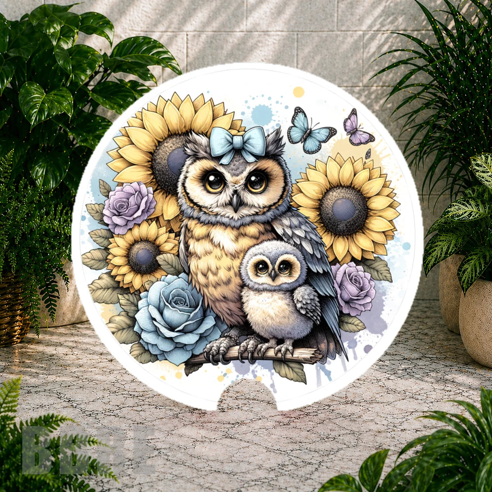 Owl Family Coaster Sublimation Wrap