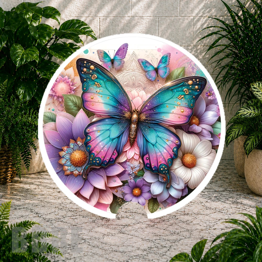 Butterfly Blossom 4 Coaster Sublimation Wrap