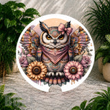Owl Art Coaster Sublimation Wrap