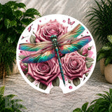 Dragonfly Roses Coaster Sublimation Wrap