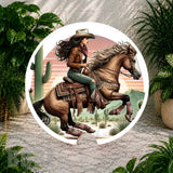 Cowgirl Sunset 3 Coaster Sublimation Wrap