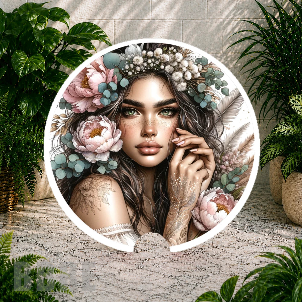 Floral Beauty 13 Coaster Sublimation Wrap