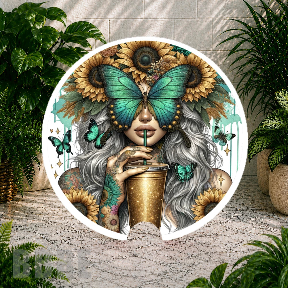 Butterfly Beauty 4 Coaster Sublimation Wrap