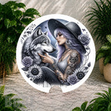 Wolf Lady Coaster Sublimation Wrap