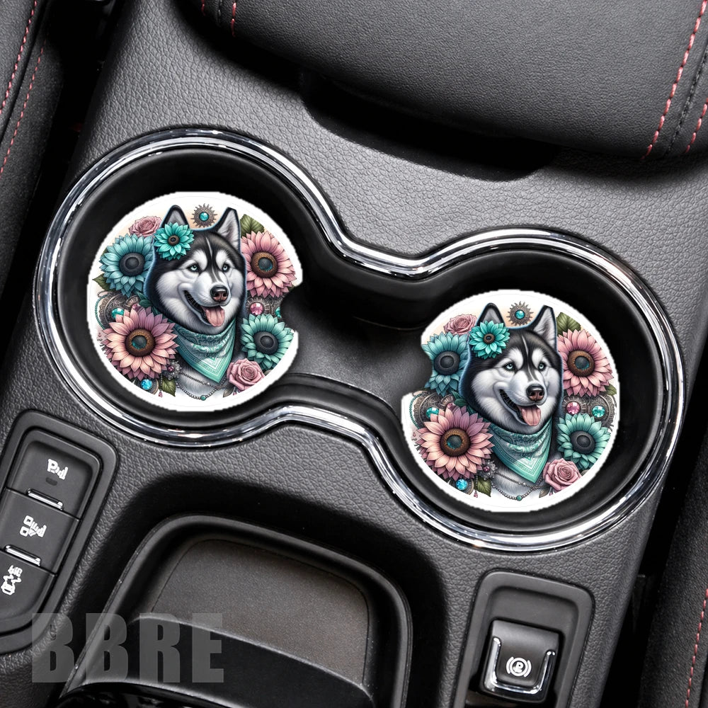 Floral Husky Product Mockup