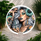 Sunflower Beauty 12 Coaster Sublimation Wrap