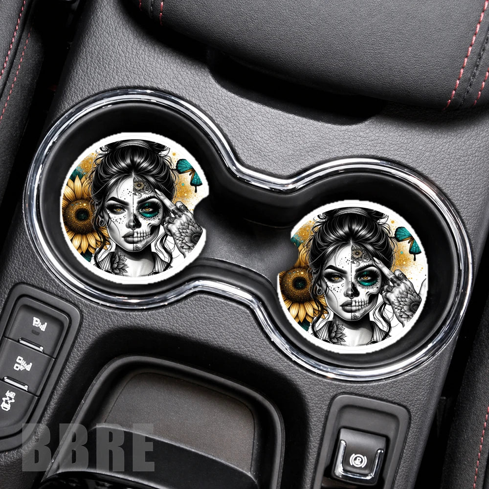 Sunflower Skull Product Mockup