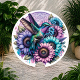 Hummingbird Floral Coaster Sublimation Wrap