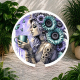 Floral Goddess 9 Coaster Sublimation Wrap
