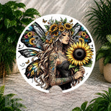 Sunflower Fairy Coaster Sublimation Wrap