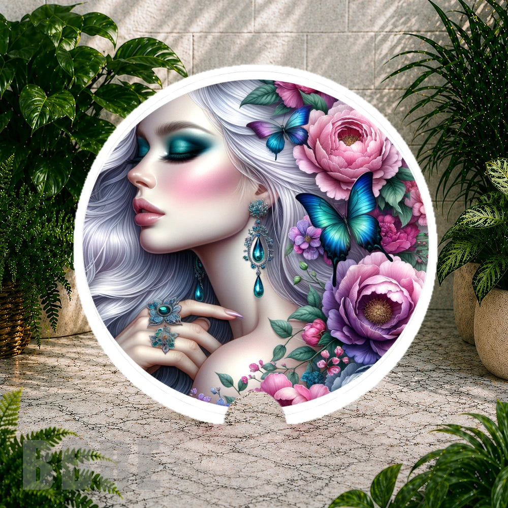 Floral Elegance 3 Coaster Sublimation Wrap