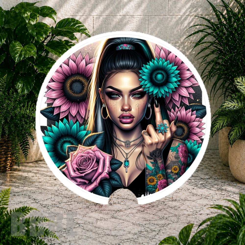 Floral Goddess 15 Coaster Sublimation Wrap