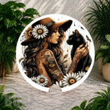 Floral Cat Coaster Sublimation Wrap