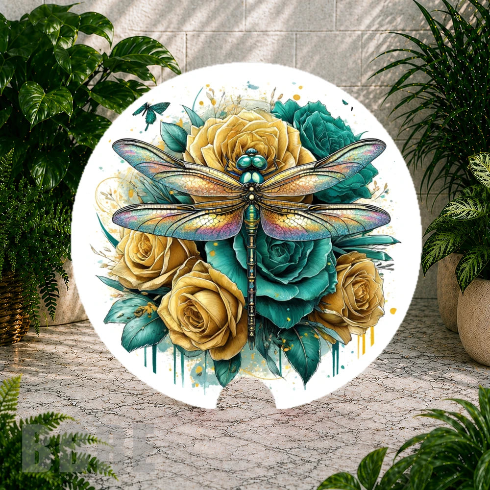 Dragonfly Roses 2 Coaster Sublimation Wrap