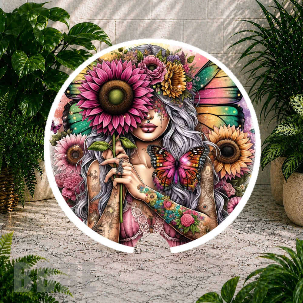 Floral Butterfly 3 Coaster Sublimation Wrap