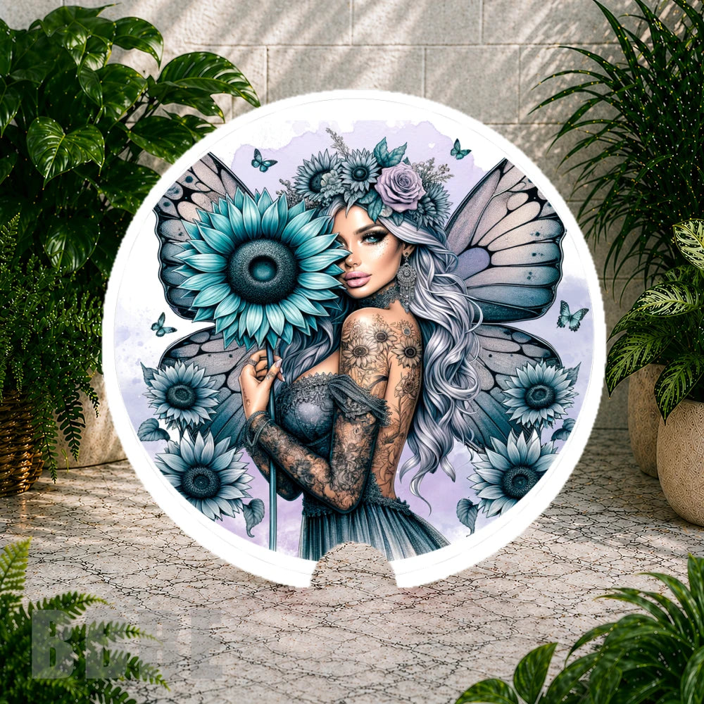 Floral Butterfly 4 Coaster Sublimation Wrap