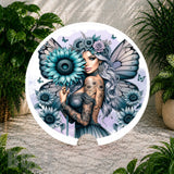 Floral Butterfly 4 Coaster Sublimation Wrap