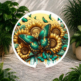 Sunflower Butterfly Coaster Sublimation Wrap