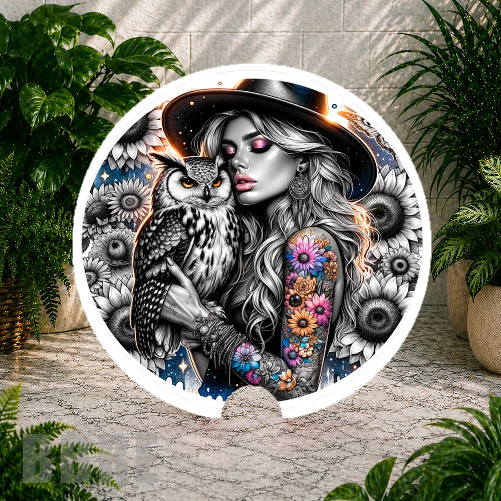 Owl Lady Coaster Sublimation Wrap