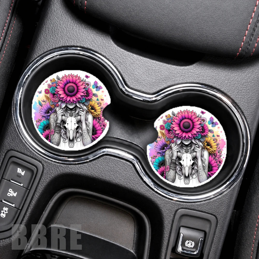 Floral Skull 11 Product Mockup