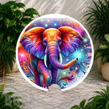 Colorful Elephant Coaster Sublimation Wrap