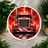 Red Truck Coaster Sublimation Wrap