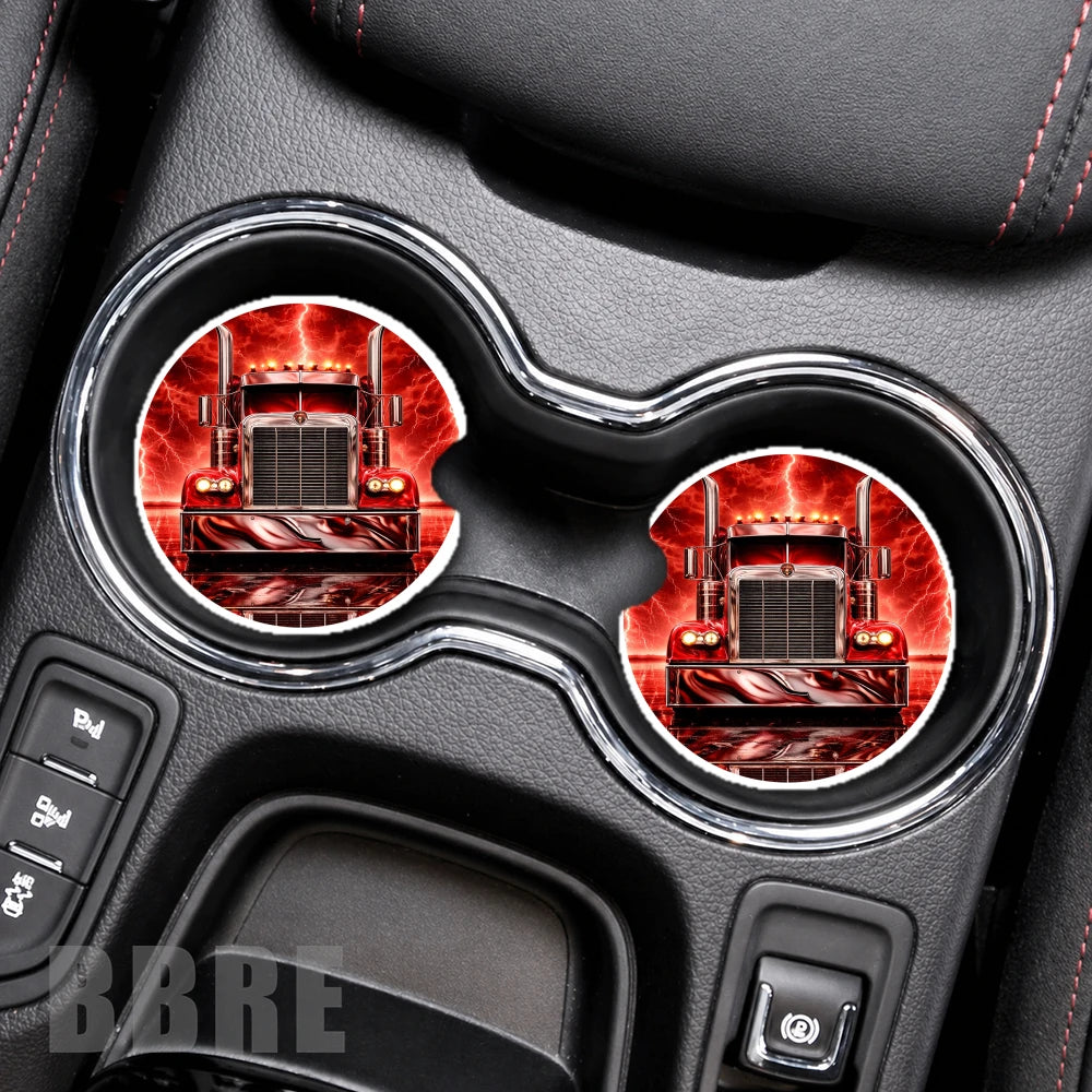 Red Truck Product Mockup