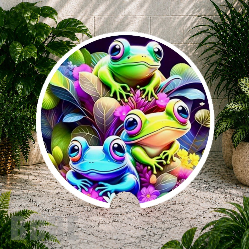 Frog Trio Coaster Sublimation Wrap